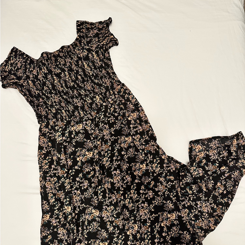 Off Shoulder Floral Dress